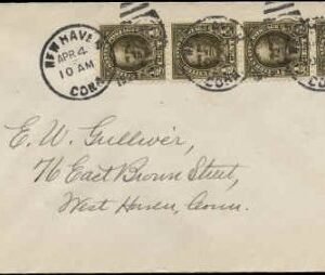 US 551 First Day Cover Strip