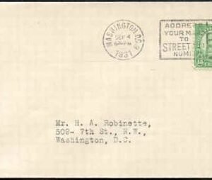 US 694 First Day Cover Robinette