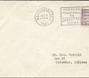 US 701 First Day Cover