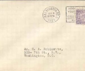 US 701 First Day Cover Robinette
