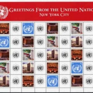 UN Personalized Sheets S10 NY 898 - 902