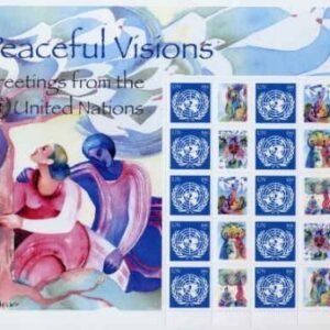 UN Personalized Sheets S19 NY 931 Peaceful Visions