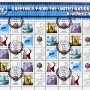 UN Personalized Sheets S30 Napex cancelled