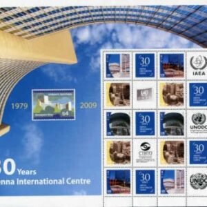 UN Personalized Sheets S32 Vienna Version 1 30th anniversary
