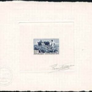 Central Africa 43 Artist Die Proof