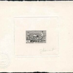 Central Africa 42 Artist Die Proof