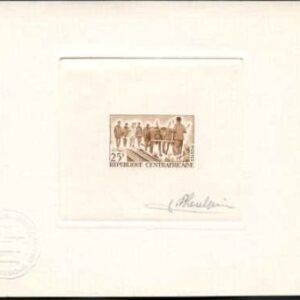 Central Africa 41 Artist Die Proof