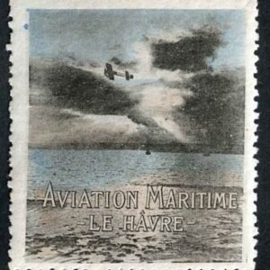 France 1916 WWI Martinique Aviation vignette