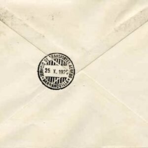 Peru 1928 Scadta flight cover to Colombia. First flight Peru - Ecuador - Colombia.