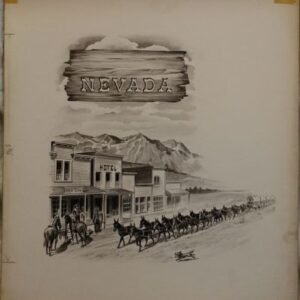 US Artmaster Scott 999 1951 Nevada Settlement Carson Valley - Artwork