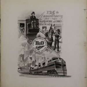 US Artmaster Scott 1006 1952 B & O Railroad - Artwork