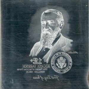 US Artmaster Scott 1045 1954 - 68 Liberty Issue, Benjamin Harrison - Plate