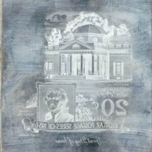 US Artmaster Scott 1047 1954 - 68 Liberty, Thomas Jefferson - Plate