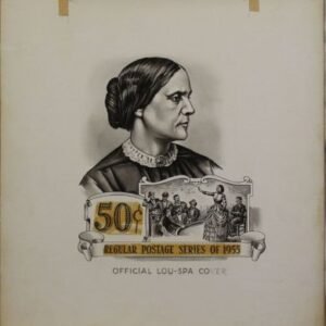 US Artmaster Scott 1051 1954 - 68 Liberty, Susan B. Anthony  - Artwork