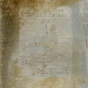 US Artmaster Scott 1061 1954 Kansas Territory, Pioneer Wagon Train  - Plate