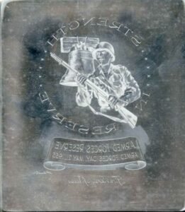 US Artmaster Scott 1067 1955 Armed Forces Reserve - Plate