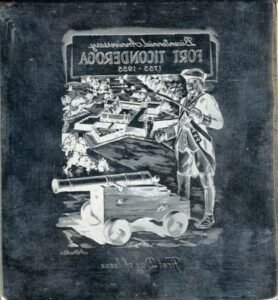 US Artmaster Scott 1071 1955 Fort Ticonderoga, Ethan Allen - Plate