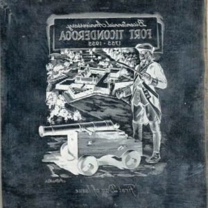 US Artmaster Scott 1071 1955 Fort Ticonderoga, Ethan Allen - Plate