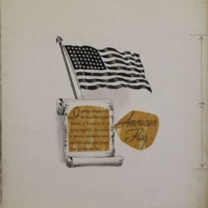 US Artmaster Scott 1094 1957 Flag , "Old Glory" - Artwork