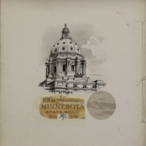 US Artmaster Scott 1106 1958 Minnesota Statehood  - Artwork
