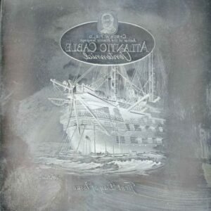 US Artmaster Scott 1112 1958 Neptune Globe and Mermaid - Plate