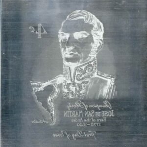 US Artmaster Scott 1125  Jose de San Martin - Plate