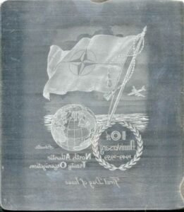 US Artmaster Scott 1127 1959 NATO Emblem - Plate