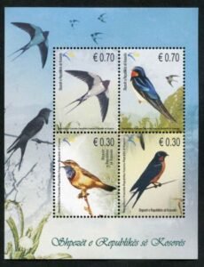 Kosovo : 161 Birds S/S