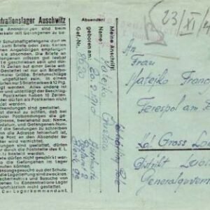Auschwitz Envelope  016