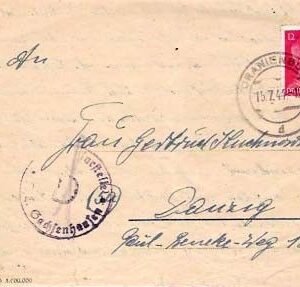 Sachsenhausen Lettercard 116