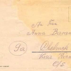 Sachsenhausen Lettercard 122