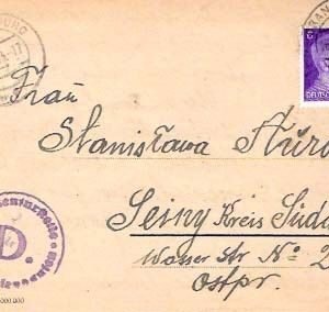 Sachsenhausen Lettercard 131