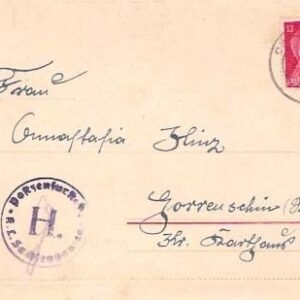Sachsenhausen Lettercard 173