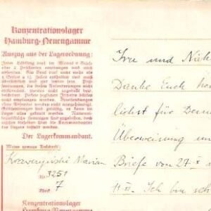 Neuengamme Lettersheet 176