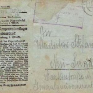 Ravensbruck Envelope Lettersht 190