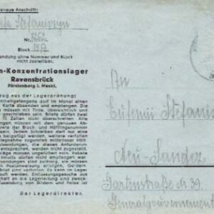 Ravensbruck Envelope Lettersht 191
