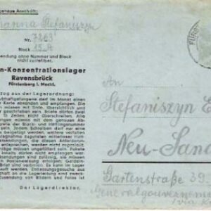Ravensbruck Envelope Lettersht 192