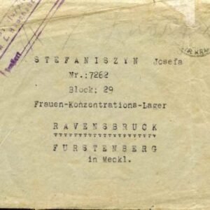 Ravensbruck Envelope Lettersht 198