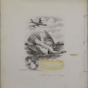 US Artmaster Scott 1129 1959 World Trade - Artwork