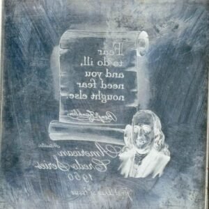 US Artmaster Scott 1140 1960 -61 Benjamin Franklin Quote - Plate