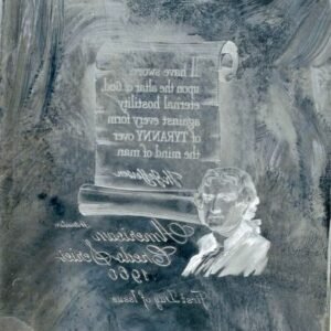 US Artmaster Scott 1141 1960-61 Thomas Jefferson Quote - Plate