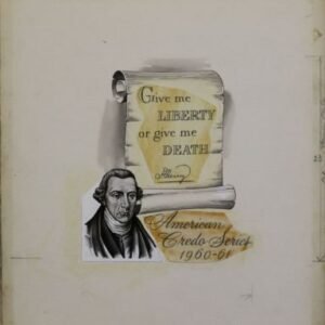 US Artmaster Scott 1144 1960-61 Patrick Henry Quotation - Artwork