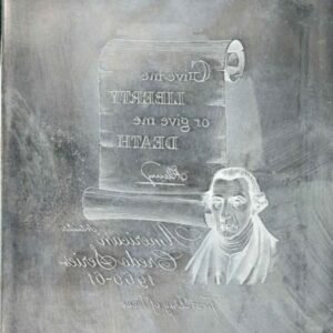 US Artmaster Scott 1144 1960 - 60 Patrick Henry Quote - Plate