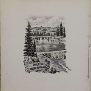 US Artmaster Scott 1150 1960 Water Conservation - Artwork