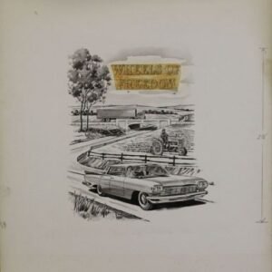 US Artmaster Scott 1162 1960 Wheels of Freedom - Artwork