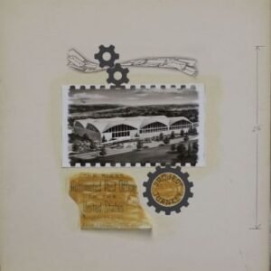 US Artmaster Scott 1164 1960 Architect's Sketch of New Post Office - Artwork