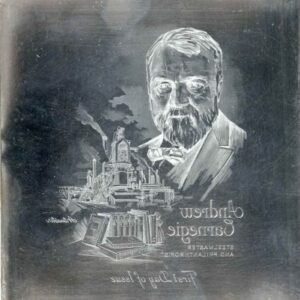 US Artmaster Scott 1171 1960 Andrew Carnegie - Plate