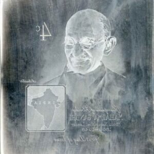 US Artmaster Scott 1174 1961 Mahatma Ghandi, 4c - Plate