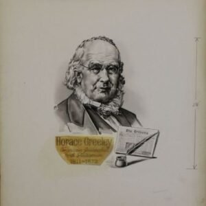 US Artmaster Scott 1177 1961 Horace Greeley, Publisher and Editor - Artwork