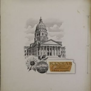 US Artmaster Scott 1183 1961 Kansas Statehood , Sunflower, Pioneers - Artwork
